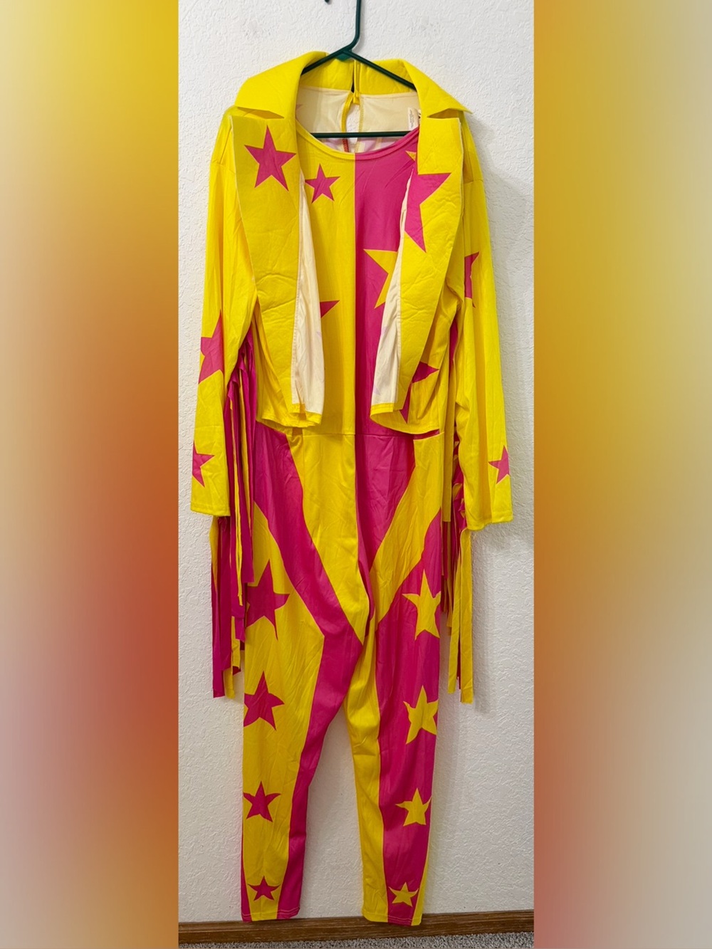 Morph Costumes - Macho Man Randy Savage Yellow WWE Wrestler Costume - XL